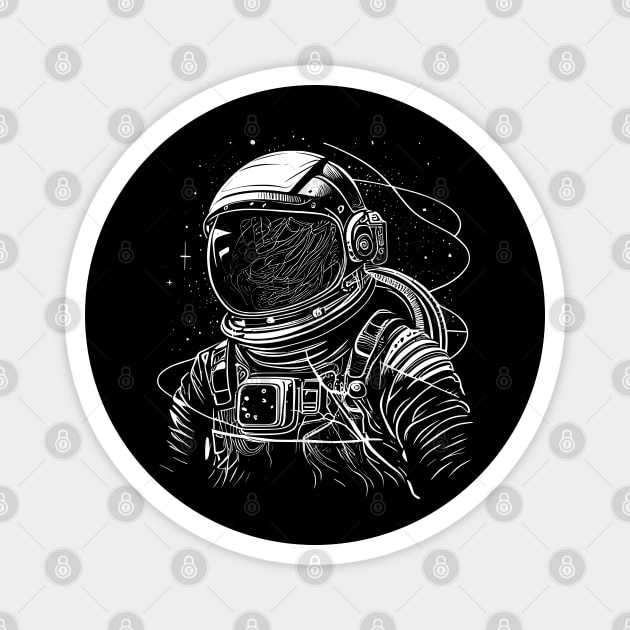 Astronaut Art Edition 4 Magnet by Astronaut.co